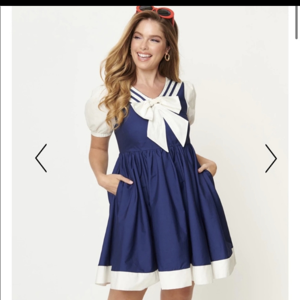Unquie vintage sailor dress